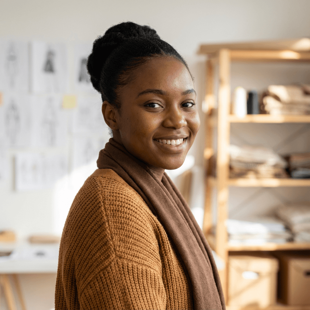 Portrait de Fatou D., étudiante en droit international